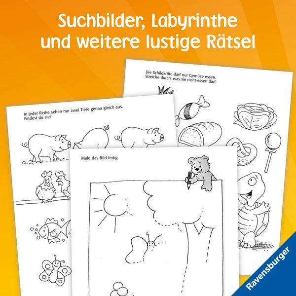 Produktbild: Spiel & Spaß - Kindergarten-Rätselspaß für unterwegs