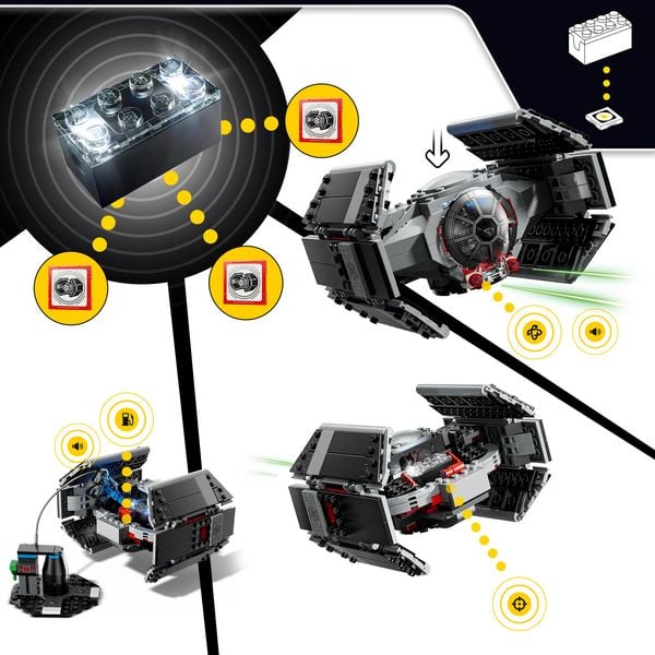 Produktbild: Star Wars 75421 SMART Play: Darth Vaders TIE Fighter, Spielzeug ab 8