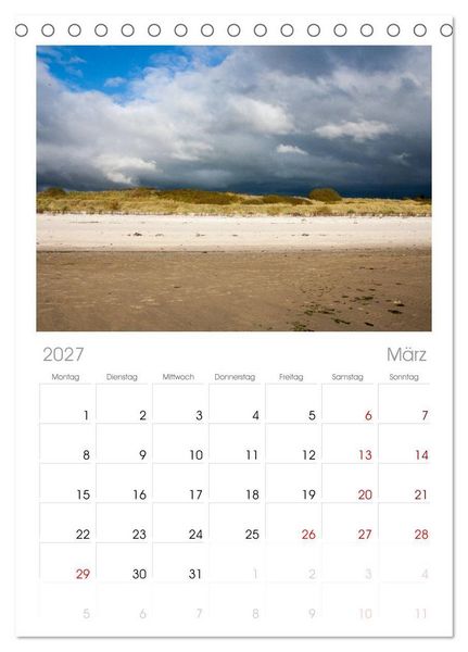 Produktbild: Tischplaner 2027 - F&ouml;hr 2027. Portr&auml;t einer Insel (A5 Tischkalender zum Aufstellen) CALVENDO