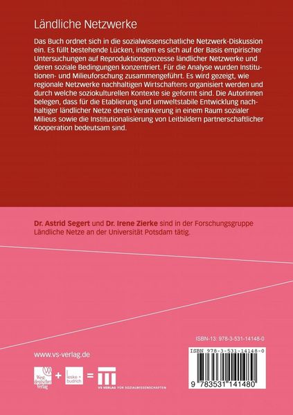 Produktbild: L&auml;ndliche Netzwerke