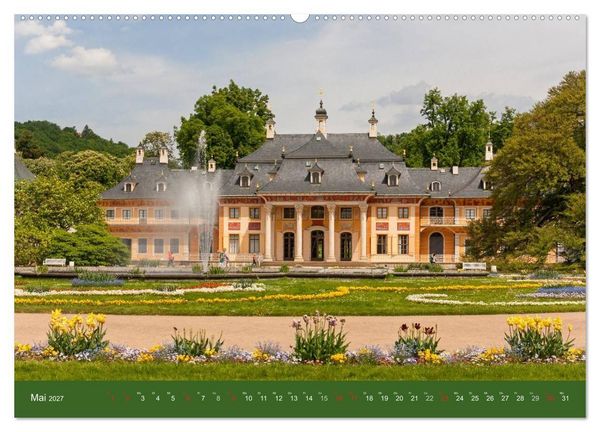 Produktbild: Sachsens Schl&ouml;sser und Burgen (hochwertiger Premium Wandkalender 2027 DIN A2 quer), Kunstdruck in Hochglanz