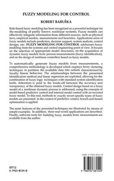 Produktbild: Fuzzy Modeling for Control