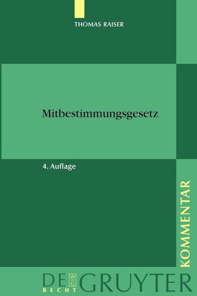 Produktbild: Mitbestimmungsgesetz