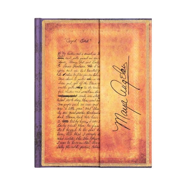 Hardcover Notizbuch Angelou, Ich weiß, warum der gefangene Vogel singt, Ultra, Liniert, Notizbuch von , Paperblanks, 978-1-4397-8184-5