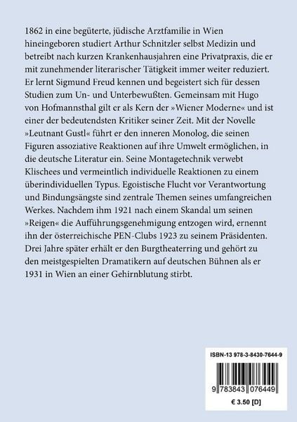 Produktbild: Leutnant Gustl