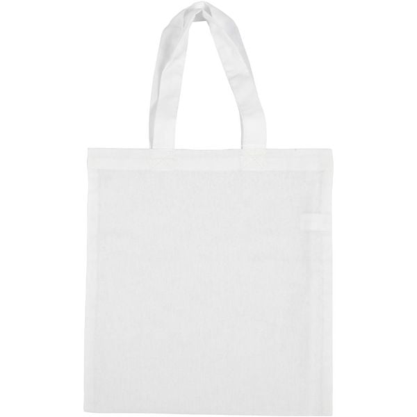Produktbild: Creativ Company Taschen, Tragetaschen und Portemonnaies Tragetasche, Wei&szlig;, 28x30 cm, 130 g, 1 St&uuml;k