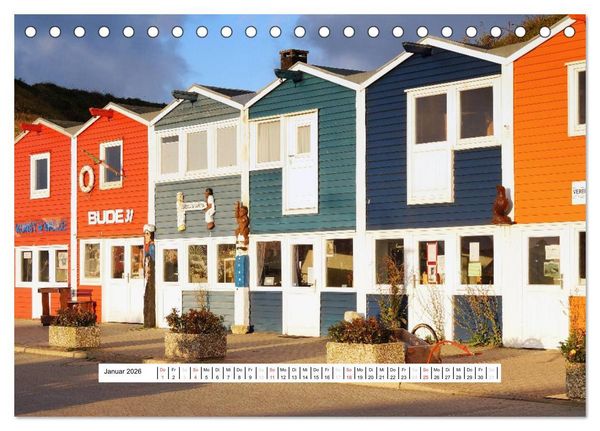 Produktbild: Hochsee-Insel Helgoland (Tischkalender 2026 DIN A5 quer), CALVENDO Monatskalender