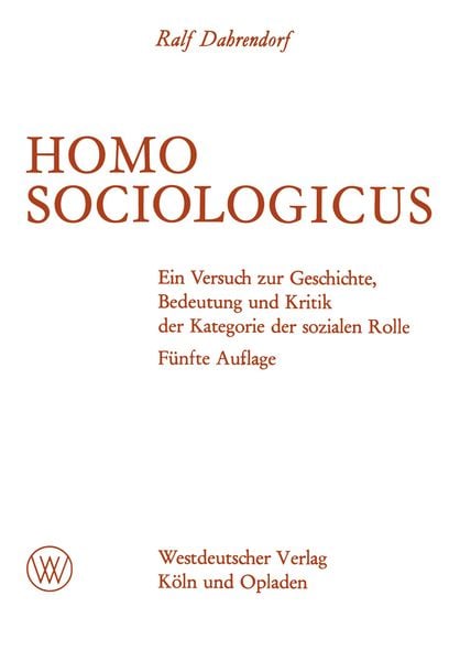 Produktbild: Homo Sociologicus