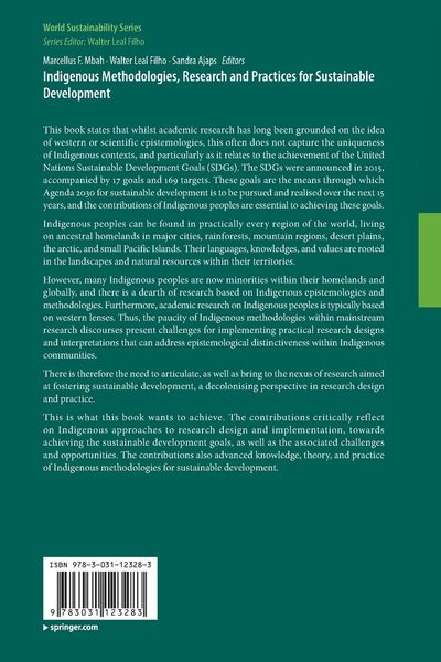 Produktbild: Indigenous Methodologies, Research and Practices for Sustainable Development