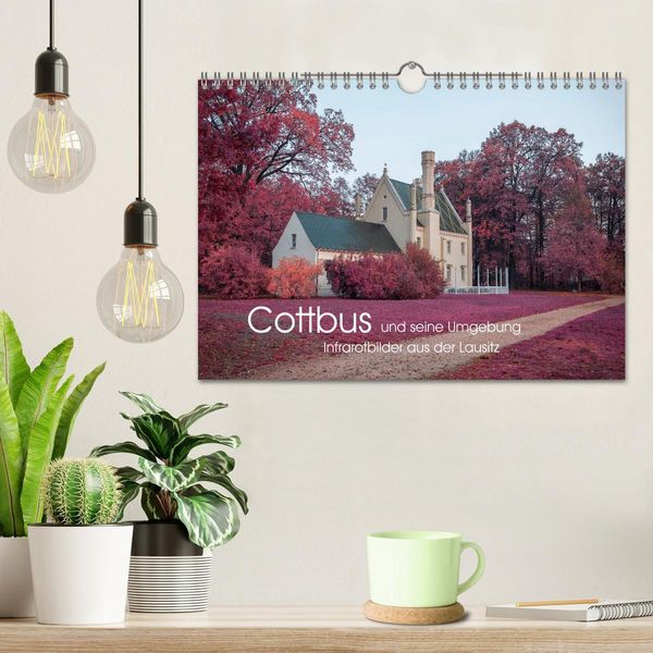 Produktbild: Cottbus und seine Umgebung in Infrarot (Wandkalender 2026 DIN A4 quer), CALVENDO Monatskalender