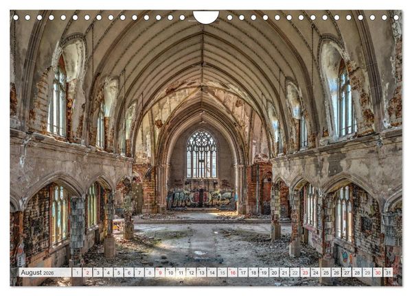 Produktbild: Detroit - Modern Ruins (Wandkalender 2026 DIN A4 quer), CALVENDO Monatskalender