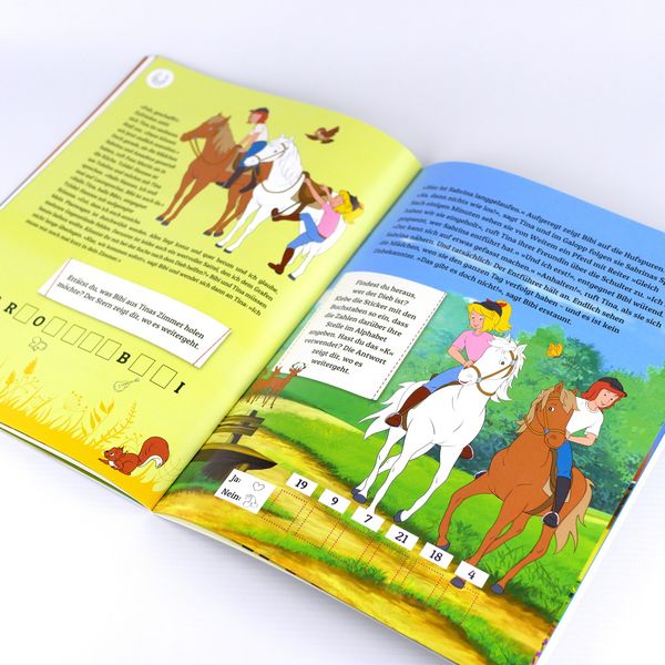Produktbild: Bibi & Tina &ndash; Mein spannendes Escape-Sticker-Abenteuer