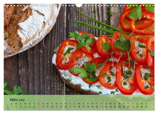 Produktbild: Jeden Monat lecker (Wandkalender 2026 DIN A3 quer), CALVENDO Monatskalender
