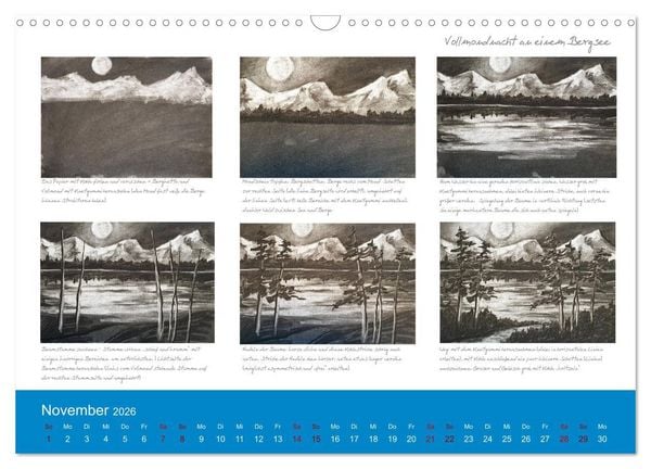 Produktbild: Mal einfach mit ! 12 ausf&uuml;hrliche Schritt f&uuml;r Schritt Anleitungen (Wandkalender 2026 DIN A3 quer), CALVENDO Monatskalender
