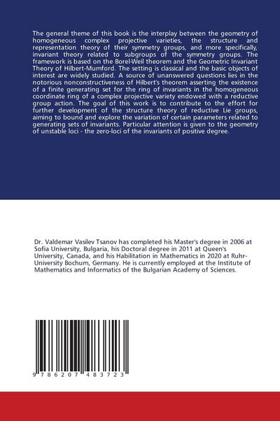 Produktbild: HOMOGENEOUS PROJECTIVE VARIETIES AND INVARIANT THEORY