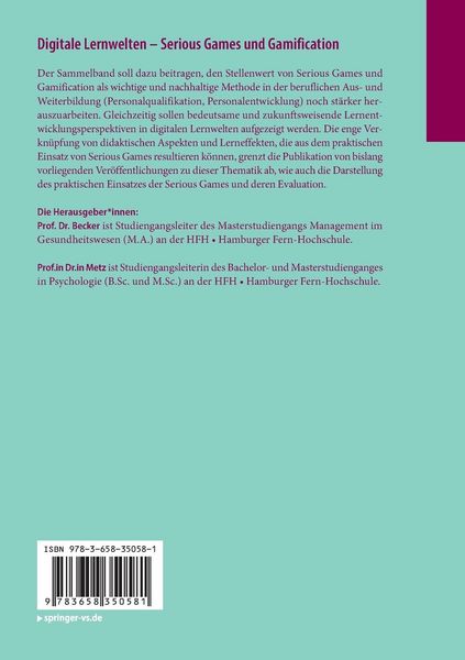 Produktbild: Digitale Lernwelten &ndash; Serious Games und Gamification