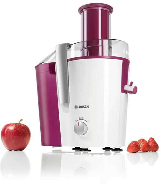 Produktbild: Bosch Haushalt Entsafter MES25C0 700 W Wei&szlig;, Weinrot