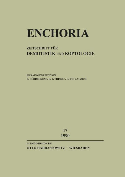 Produktbild: Enchoria 17 (1990)