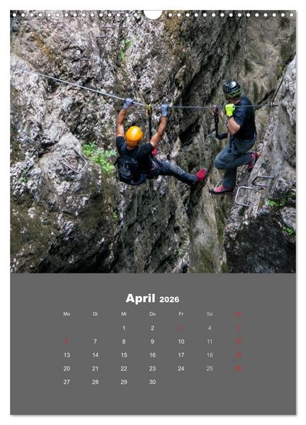 Produktbild: Erlebnis Outdoor Klettern (Wandkalender 2026 DIN A3 hoch), CALVENDO Monatskalender