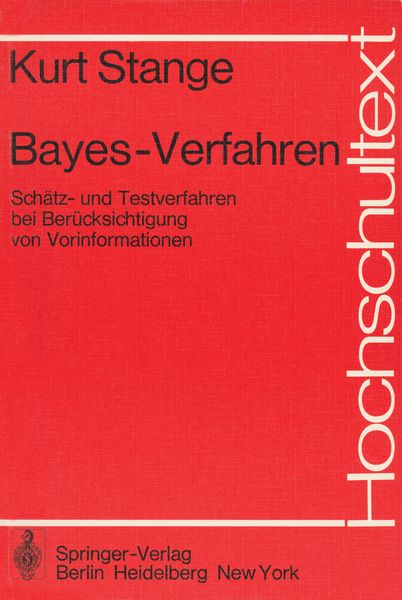 Produktbild: Bayes-Verfahren
