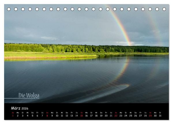Produktbild: Von Moskau nach St. Petersburg (Tischkalender 2026 DIN A5 quer), CALVENDO Monatskalender