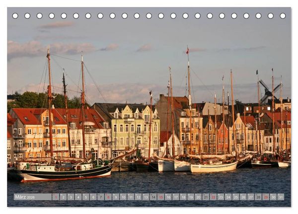 Produktbild: D&auml;nemark - Ostseek&uuml;ste (Tischkalender 2026 DIN A5 quer), CALVENDO Monatskalender