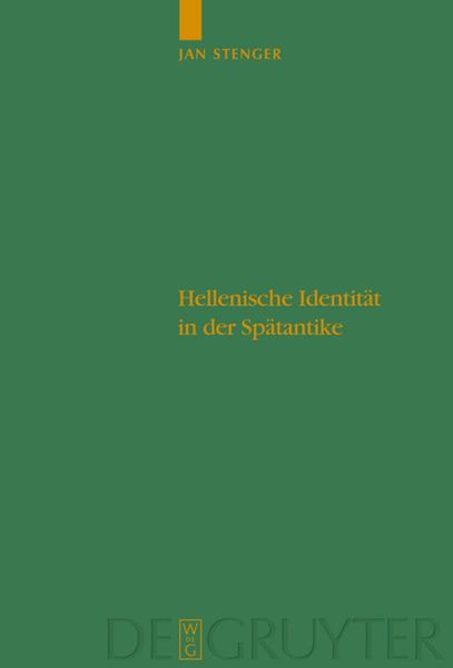 Produktbild: Hellenische Identit&auml;t in der Sp&auml;tantike