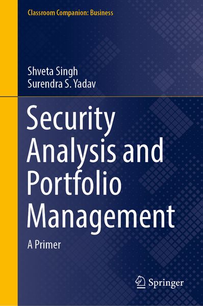 Produktbild: Security Analysis and Portfolio Management