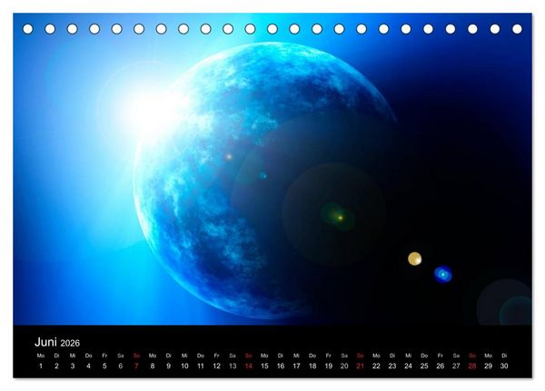 Produktbild: Ferne Welten (Tischkalender 2026 DIN A5 quer), CALVENDO Monatskalender