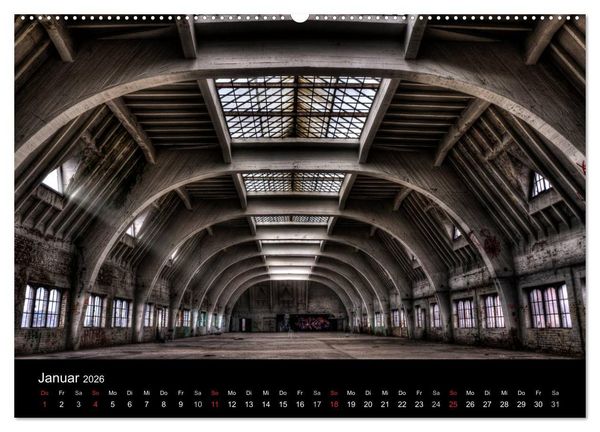 Produktbild: Lost Places - Verlassene Orte (Wandkalender 2026 DIN A2 quer), CALVENDO Monatskalender