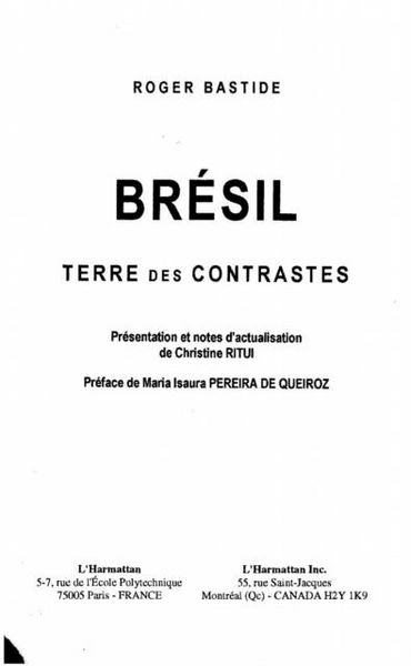 Produktbild: Bresil Terre des Contrastes