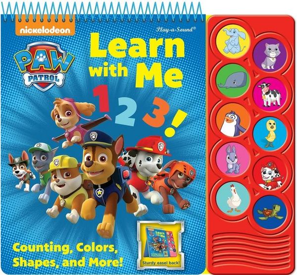 Produktbild: Nickelodeon Paw Patrol: Learn with Me 123! Counting, Colors, Shapes, and More! Sound Book