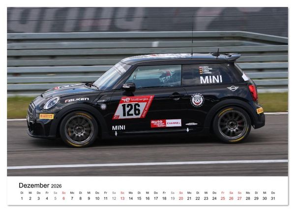 Produktbild: John Cooper Motorsport (Tischkalender 2026 DIN A5 quer), CALVENDO Monatskalender