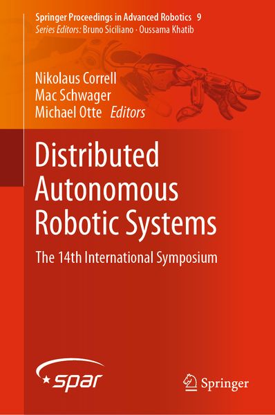 Produktbild: Distributed Autonomous Robotic Systems