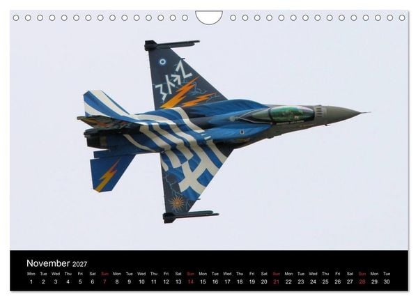 Produktbild: General Dynamics F-16 Fighting Falcon (Wall Calendar 2027 DIN A4 landscape), CALVENDO 12 Month Wall Calendar