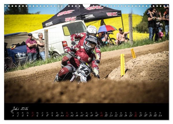 Produktbild: Motocross Racing 2026 (Wandkalender 2026 DIN A3 quer), CALVENDO Monatskalender