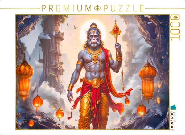 Produktbild: CALVENDO Puzzle Hanuman, der Affengott | 1000 Teile Lege-Gr&ouml;&szlig;e 64x48cm Foto-Puzzle f&uuml;r gl&uuml;ckliche Stunden