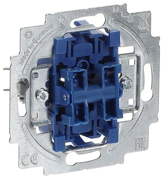 Produktbild: Busch-Jaeger Einsatz Serienschalter, Wippe Reflex SI, Reflex SI Linear Enzianblau (RAL 5010) 2000/5 US 1 St.