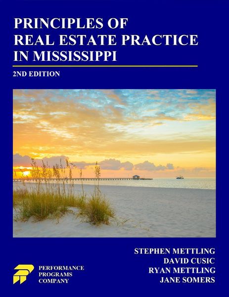 Produktbild: Principles of Real Estate Practice in Mississippi: 2nd Edition