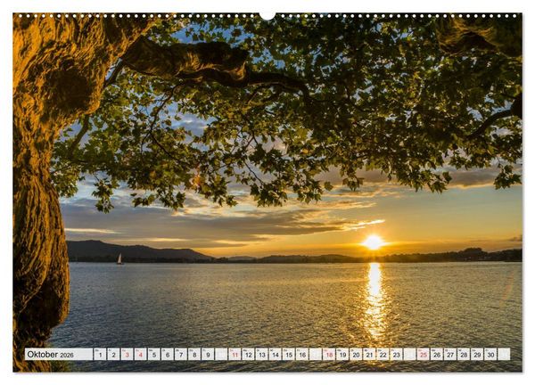 Produktbild: Auszeit Bodensee (hochwertiger Premium Wandkalender 2026 DIN A2 quer), Kunstdruck in Hochglanz