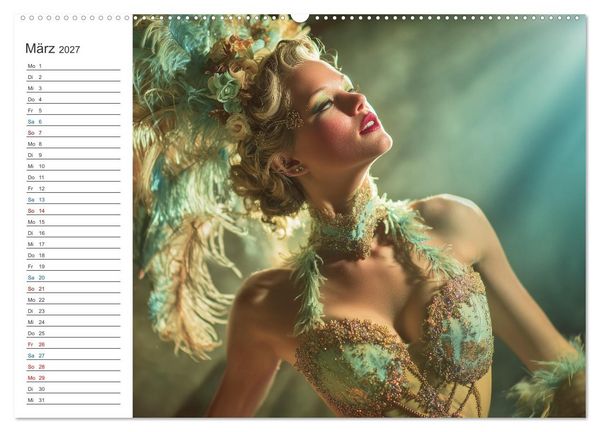 Produktbild: Burlesque Glamour (hochwertiger Premium Wandkalender 2027 DIN A2 quer), Kunstdruck in Hochglanz