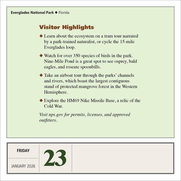 Produktbild: National Parks Page-A-Day(r) Calendar 2026