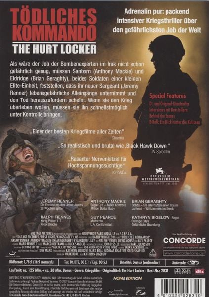 Produktbild: T&ouml;dliches Kommando - The Hurt Locker