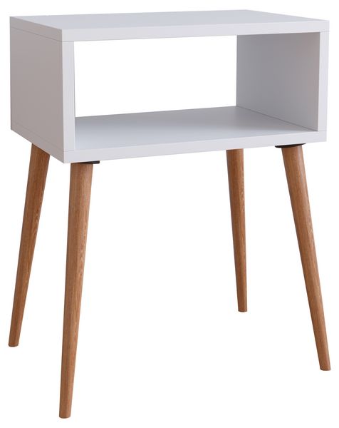 Produktbild: Holz Retro Nachttisch Beistelltisch Singol M