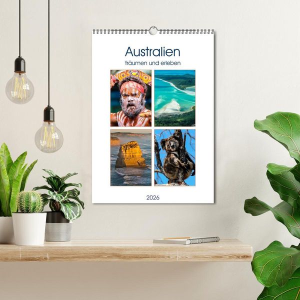 Produktbild: Australien tr&auml;umen und erleben (Wandkalender 2026 DIN A3 hoch), CALVENDO Monatskalender