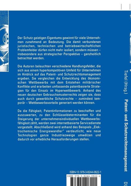 Produktbild: Patent- und Schutzrechtsmanagement in Zeiten des Hyperwettbewerbs