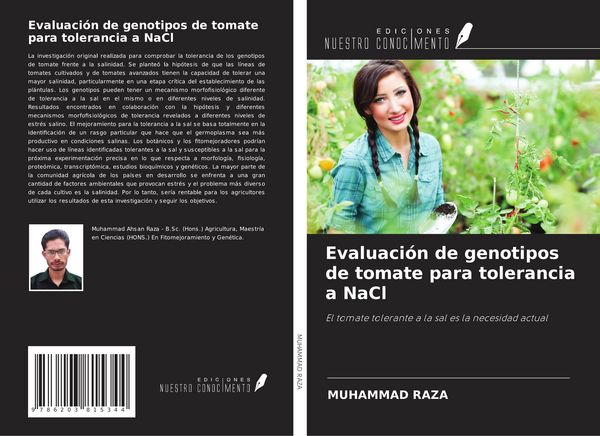 Produktbild: Evaluaci&oacute;n de genotipos de tomate para tolerancia a NaCl