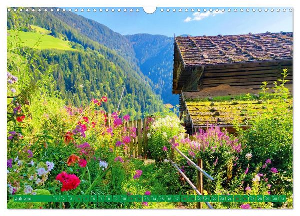 Produktbild: Ultental Wundersch&ouml;ne alte Bauernh&auml;user (Wandkalender 2026 DIN A3 quer), CALVENDO Monatskalender
