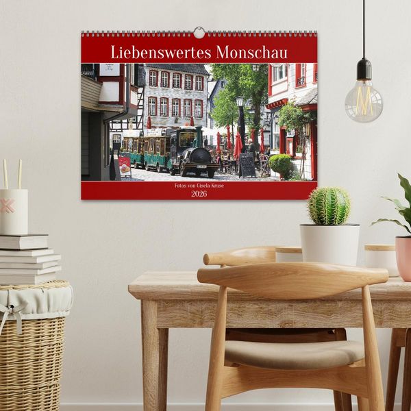 Produktbild: Liebenswertes Monschau (Wandkalender 2026 DIN A3 quer), CALVENDO Monatskalender