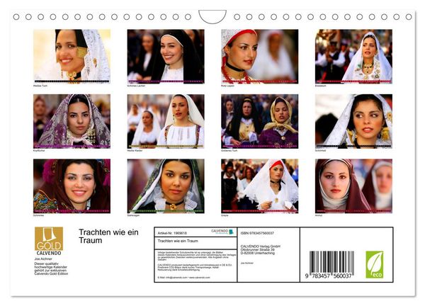 Produktbild: Trachten wie ein Traum (Wandkalender 2026 DIN A4 quer), CALVENDO Monatskalender